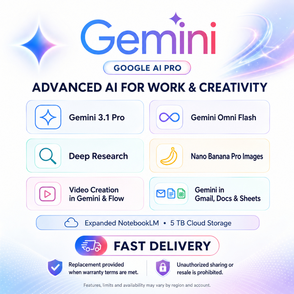 24/7 Gemini Pro | Powerful AI Model | Advanced AI Creative