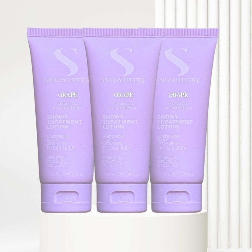 SNOWY TRIO Treatment Lotion Susu Unta (3 lotion) moisturizer muka dan badan