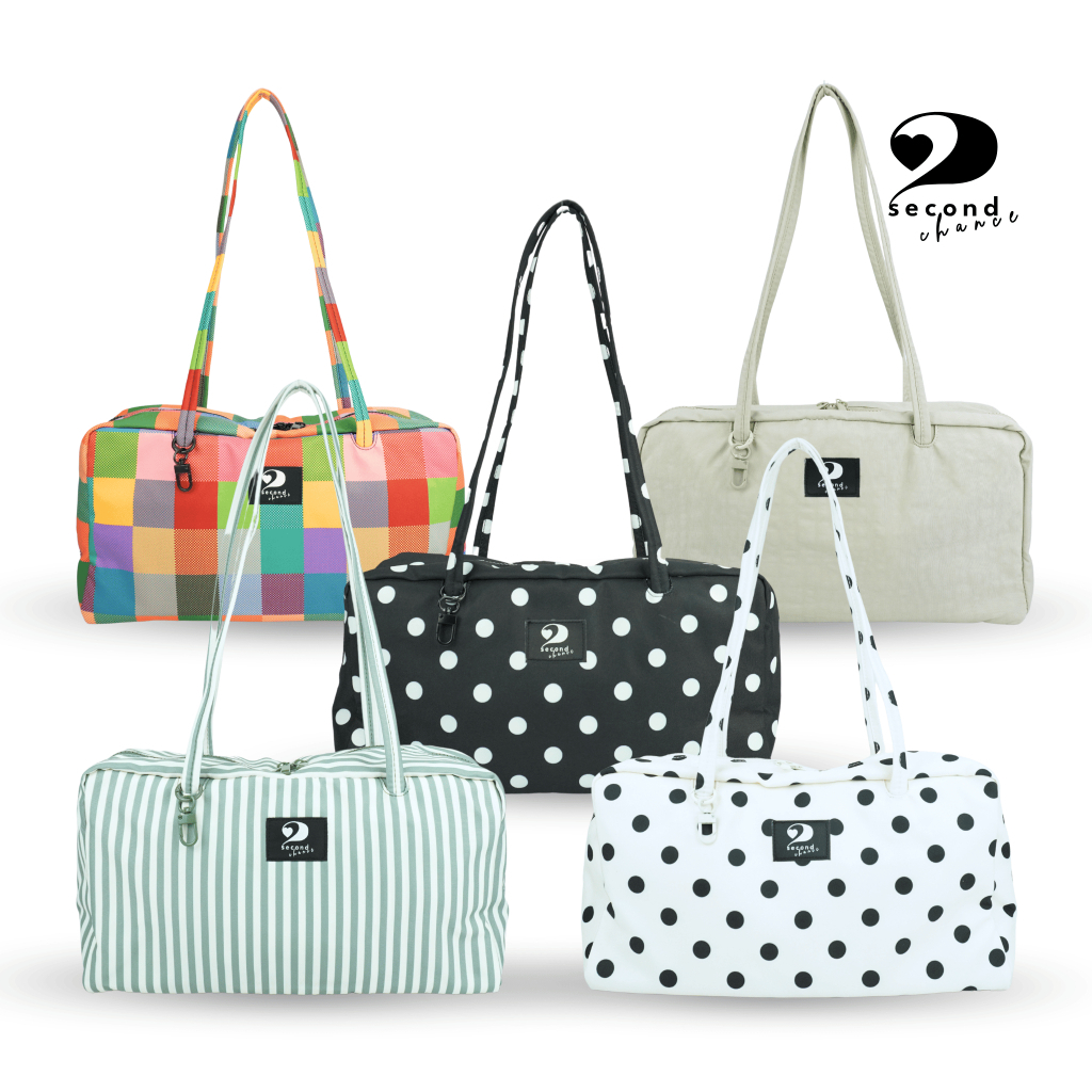 SECOND CHANCE Daily Carry Shoulder Bag Casual Women Tote Bag Lightweight Beg Bahu Wanita Beg Casual Stylish