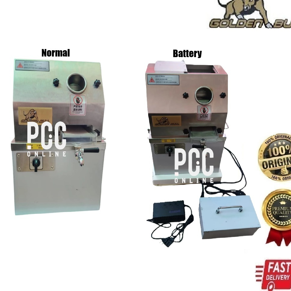 Golden Bull Stainless Steel Sugar Cane Machine Mesin Tebu Mesin Air Tebu