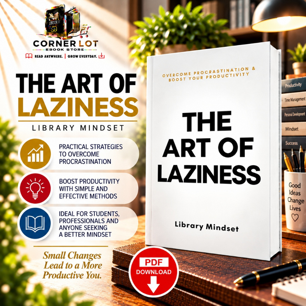 The Art of Laziness: Overcome Procrastination & Improve Your Productivity | eBook PDF | 79 Pages | 202