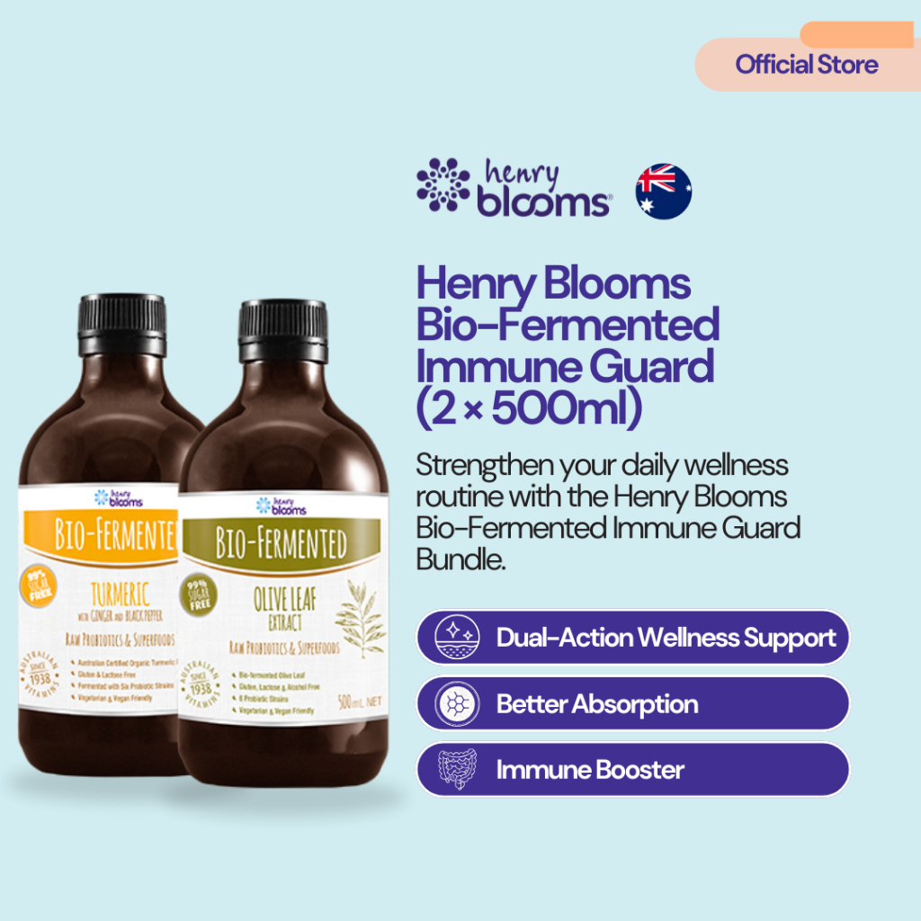 Henry Blooms Bio-Fermented Immune Guard (2 x 500ml)