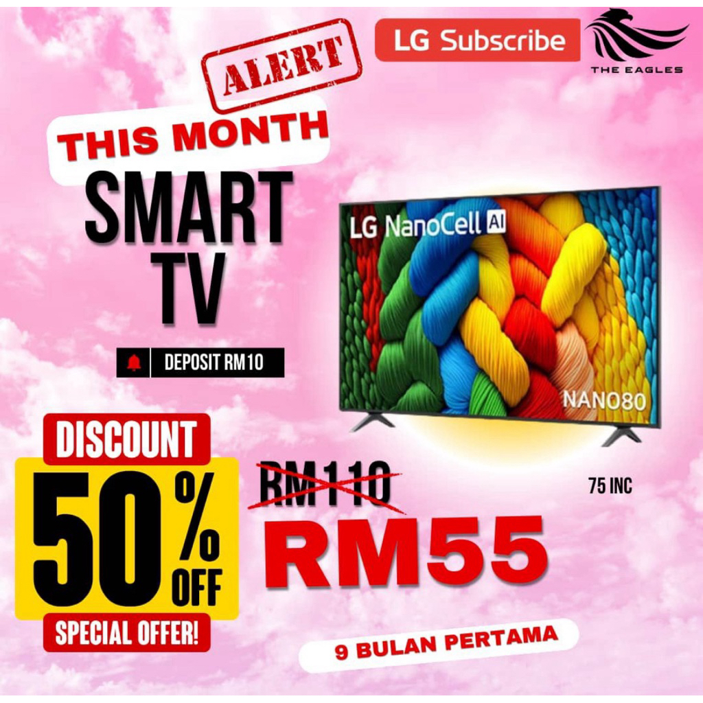 Tv LG lagi Gempaqq..