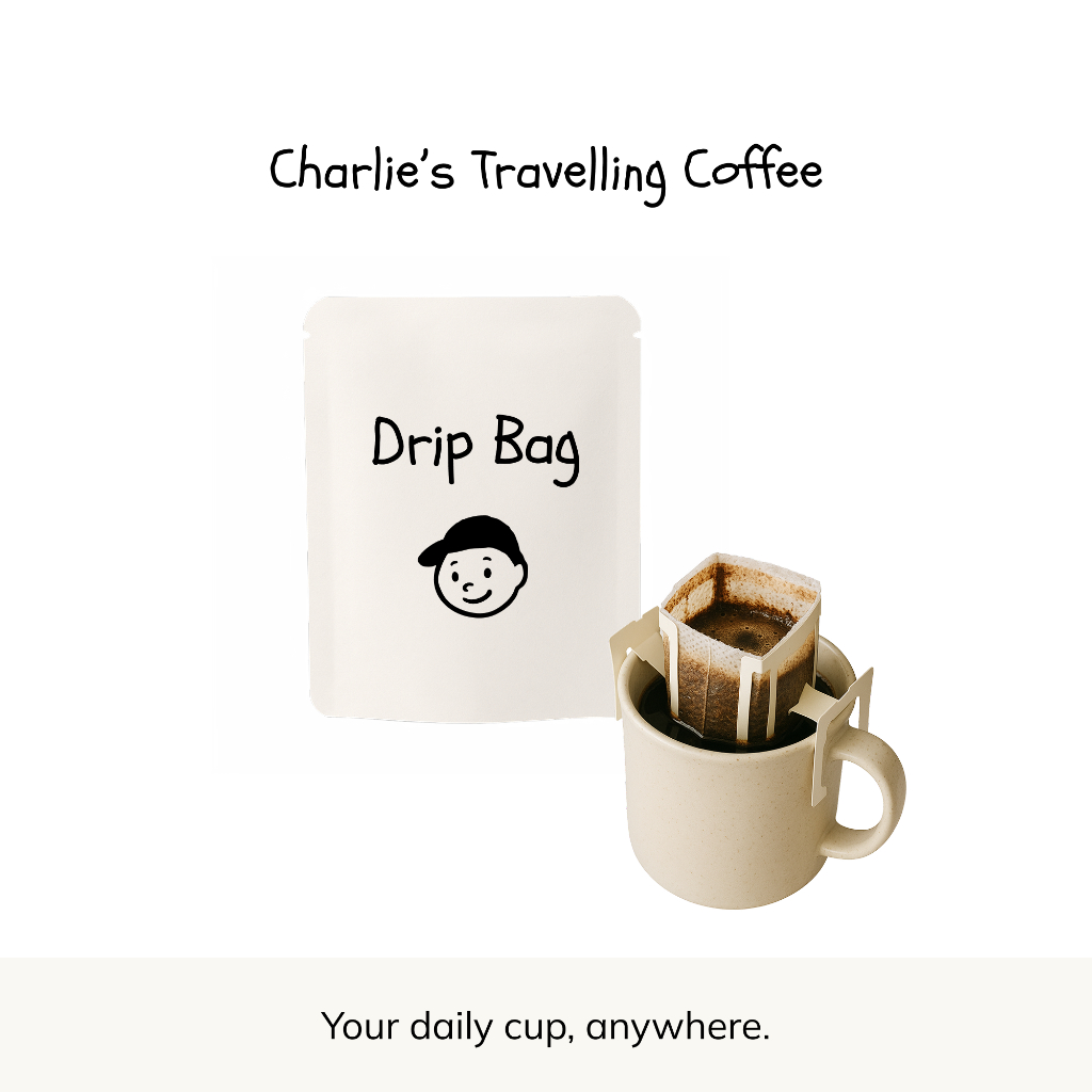 ✈️Charlie's Coffee Drip Bags | Penang Island | Gifting | Portable, bring your specialty coffee anywhere | Simple & Easy