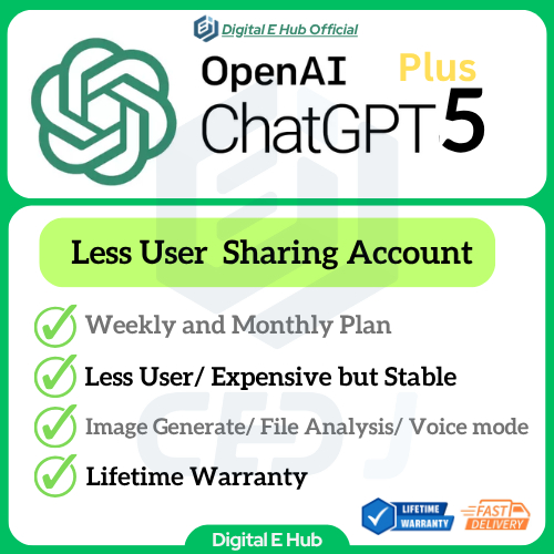 𝑪𝒉𝒂𝒕𝑮𝑷𝑻 4𝒐 𝑷𝒓𝒆𝒎𝒊𝒖𝒎 𝑷𝒍𝒖𝒔 𝑨𝒄𝒄𝒐𝒖𝒏𝒕 ⚡Less User Acc⚡Lifetime Warranty | GPT4o l Stable