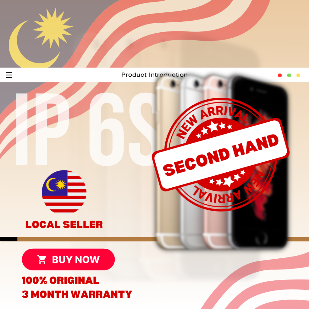 【100%-Ori/2nd-hand】 5 / 5S / 5C / 5SE / 6 / 6 + / 6S / 6S + FREE DELIVERY & CABLE