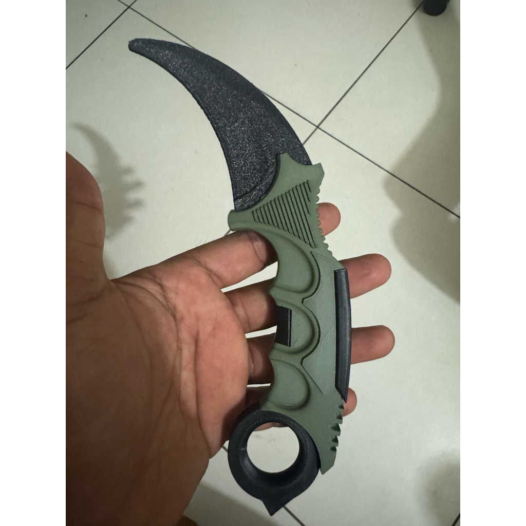 Mata bilah boleh lentur Homemade Kerambit silat latihan Lawi Ayam Pacak Lengkong claw knife
