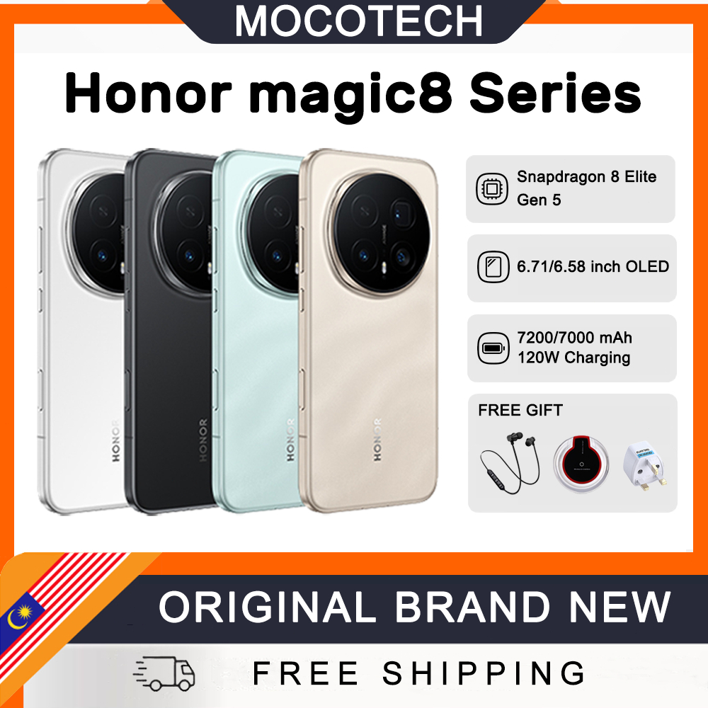 Honor magic8 Pro/Honor magic8 | Snapdragon 8 Elite Gen 5 | 6.71/6.58 inch OLED | 7200/7000mAh Battery | 120W charging |