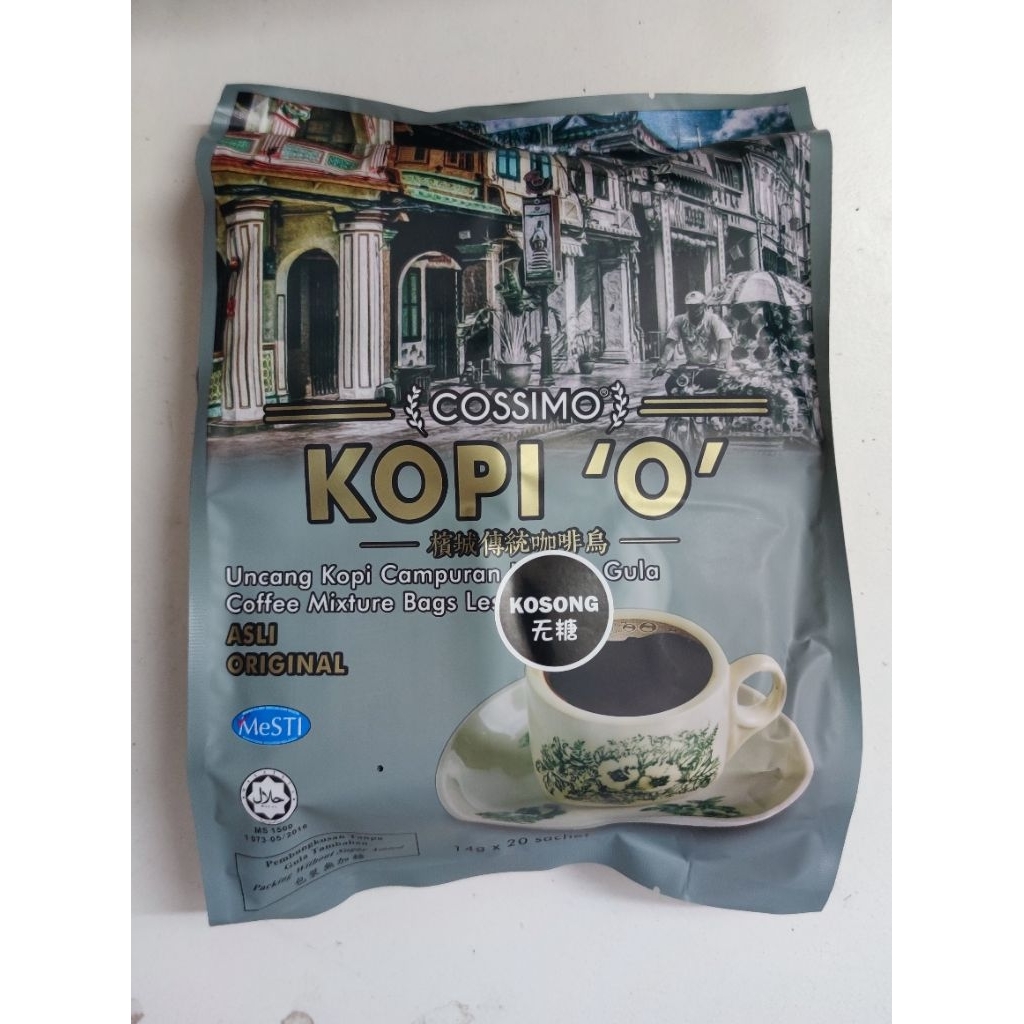 COSSIMO Penang Coffee ： Kopi O Kosong & Kopi O 2 in 1 with Sugar  HALAL