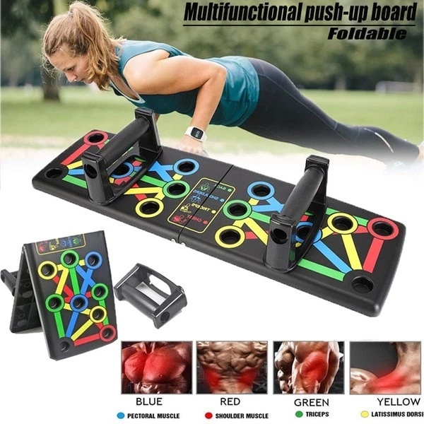 28-in-1 Push up board Frame Home Exercise Gym fitness Workout Body Building Training Pumping Exercise