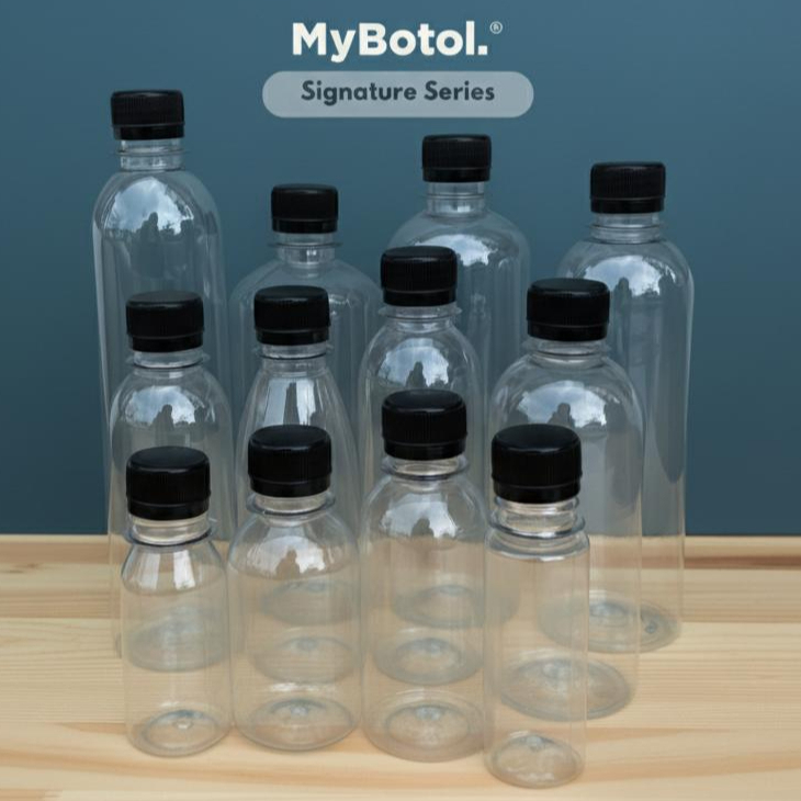 [mybotol] BOTOL PLASTIK KOSONG 60ML/100ML/150ML/200ML/250ML/300ML/450ML/500ML