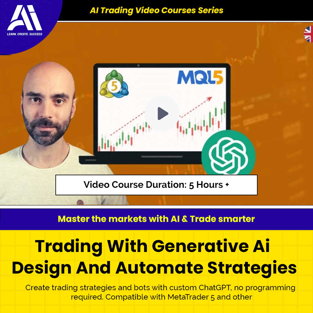 AI Trading Video Course - Trading With Generative Ai Design And Automate Strategies | Learn Ai Trading Course