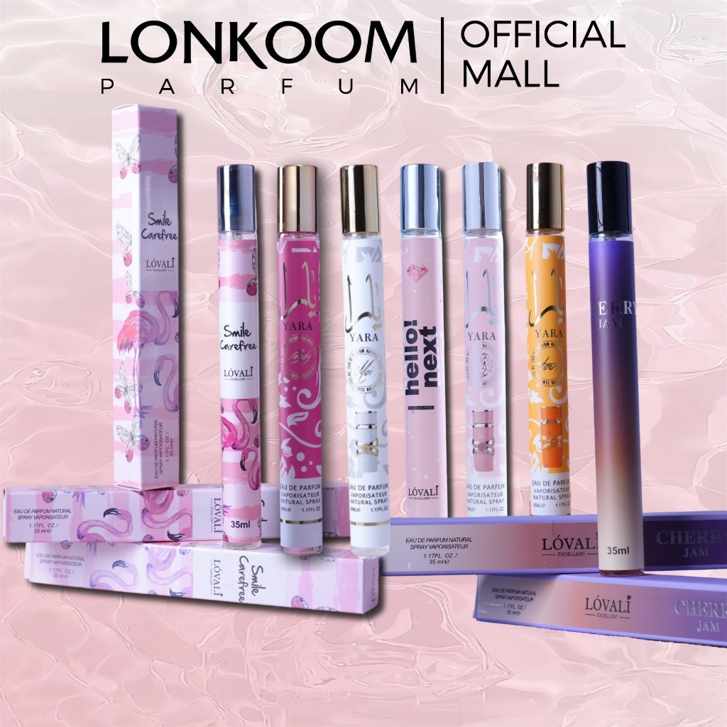 Smile carefree/Cherry Jam/Hello Next 35ML Tahan Lama Minyak Wangi Perempuan Lelaki Xmas Gift