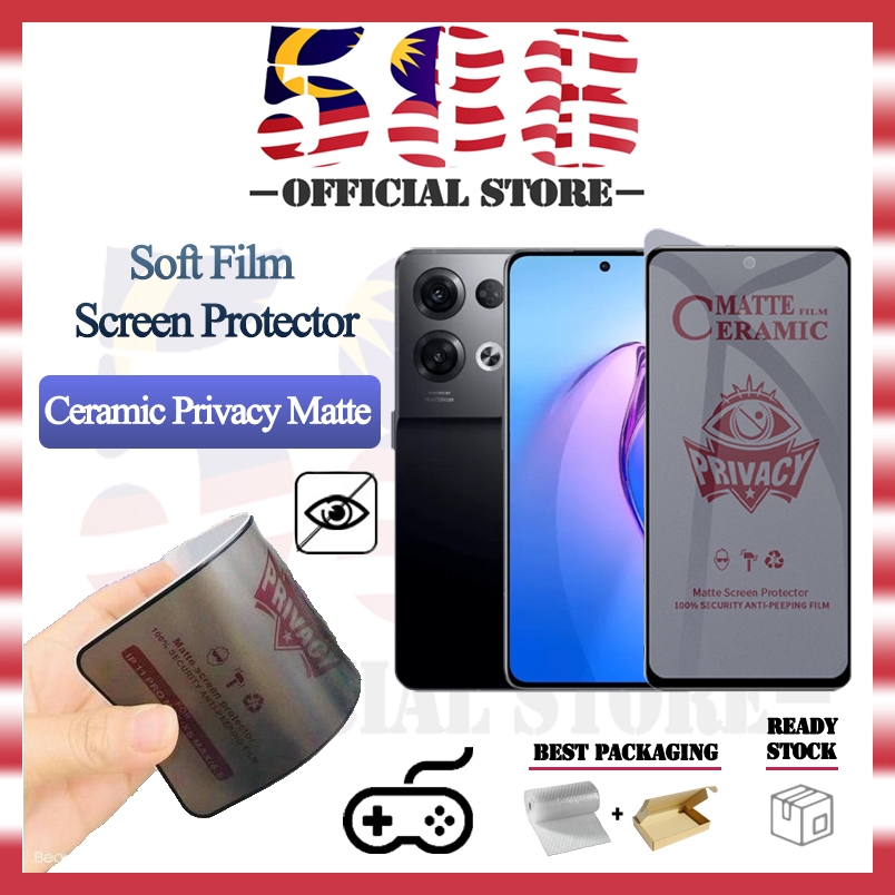Gaming itel P55 5G/ A80/ A50 Ceramic Privacy Anti Spy Matte