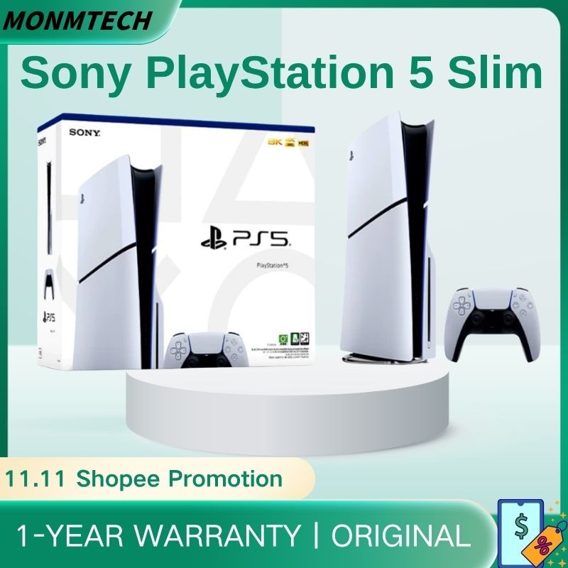Sony PlayStation 5  Sony PlayStation 5 Slim PS5 Console Physical Standard Disc Game Version & Digital Vers
