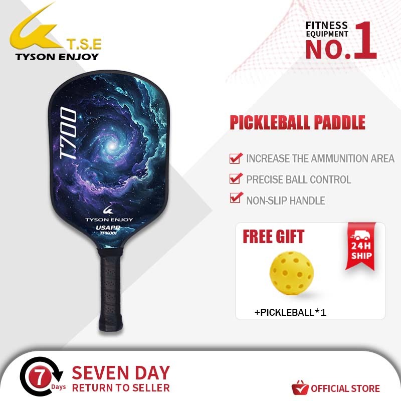 TSE Alam Semesta Pickleball Paddle T700 Carbon Fiber Lightweight USAPA Approved PickleBall Paddle