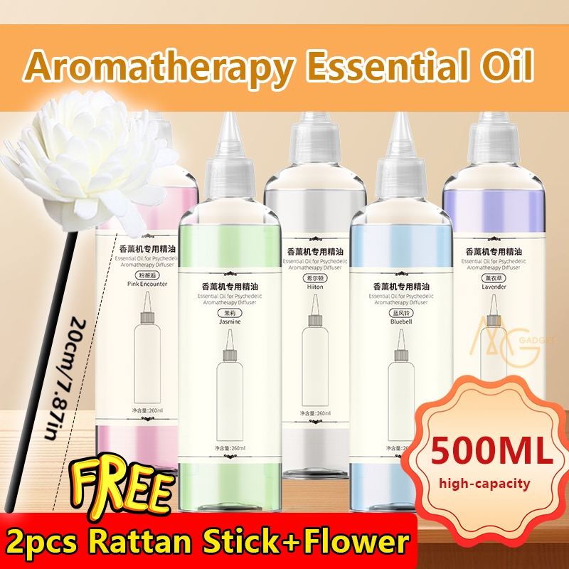 500ml Aromatherapy Refill Essential Oil Aroma Diffuser Refill Liquid Perfume Dedicated Household Auto Fragrance Machine