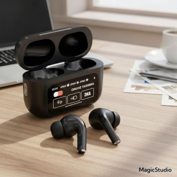 A9 Pro TWS Bluetooth Headphones | In-Ear with Mic | HiFi Stereo | Waterproof | Gaming Headset | Fon Kepala TWS







