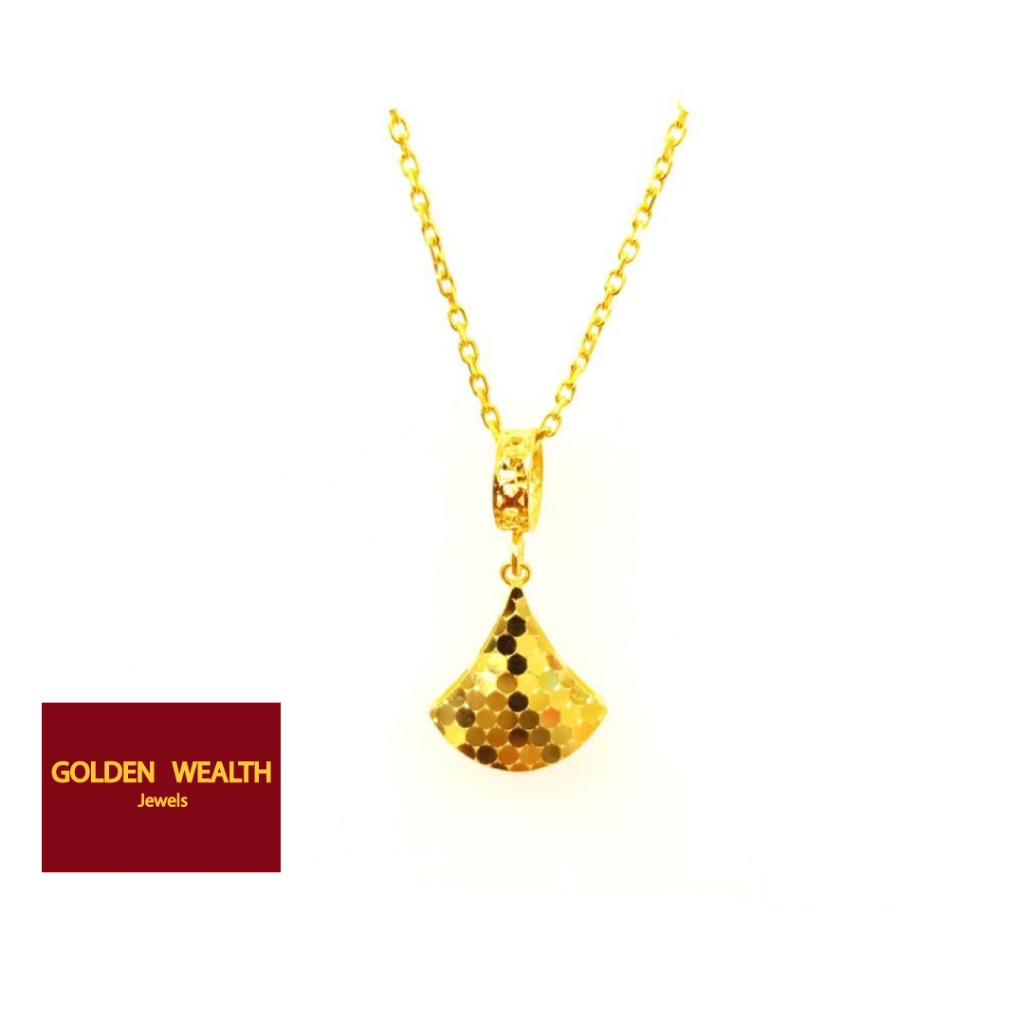 👍916 Gold Leaf Charm Series Loket Emas 916 黄金可爱吊坠