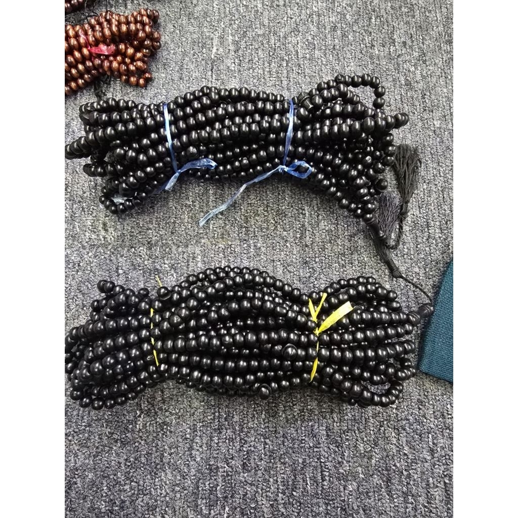 Tasbih tempurung kelapa Kokkun 1000 biji 8mm 500 Biji Berkualiti Grade Terbaik Ada pilihan tasbih kayu asem Galih 8mm🪵