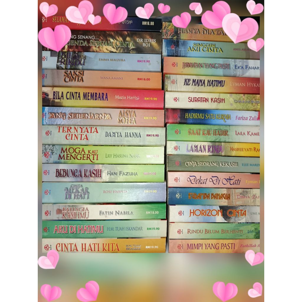 (PRELOVED) NOVEL CINTA MELAYU TERBITAN ALAF 21 PELBAGAI TAJUK | Meleleh air mata