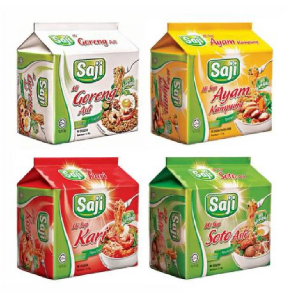 Saji Mi Segera (75g) [Loose Pack & Bundle] Ayam/ Goreng/ Soto/ Kari