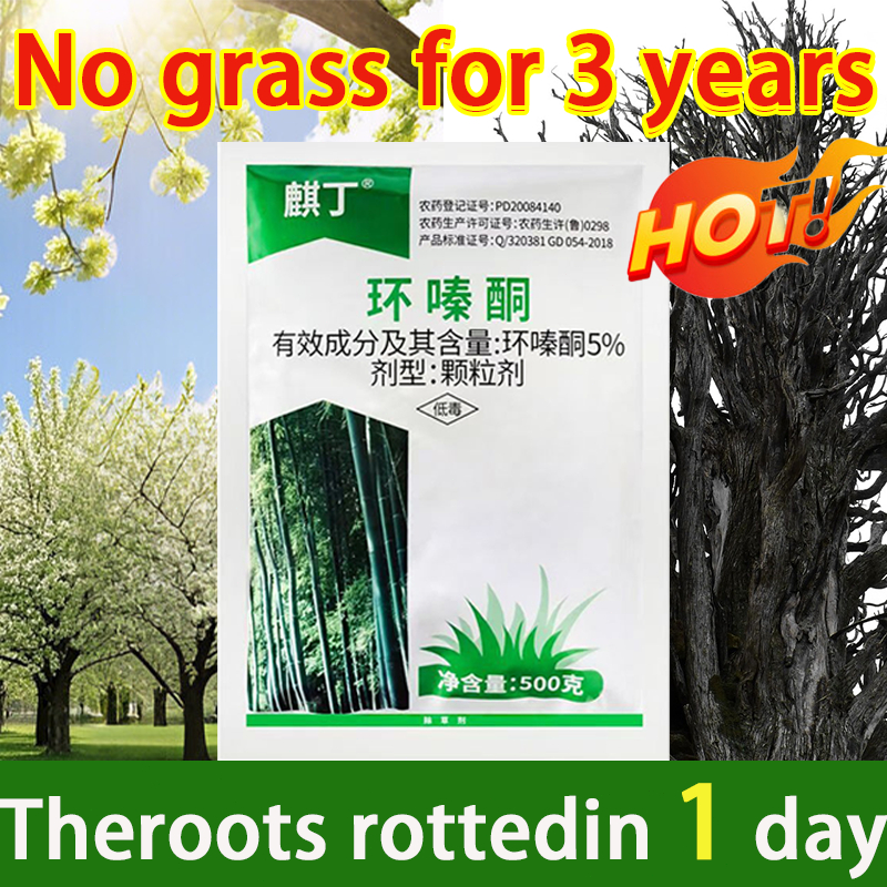 No grass grows for 3 years Hexazinone Pro Tree Killer 500g - Fast Root Removal for Trees, Bamboo, and Weeds,Available除草剂