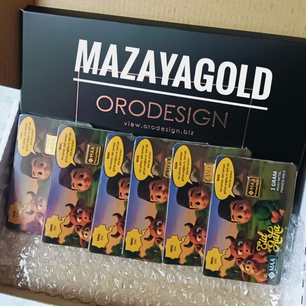 MAA ORODESIGN GOLD BAR 999.9 1.0GRAM