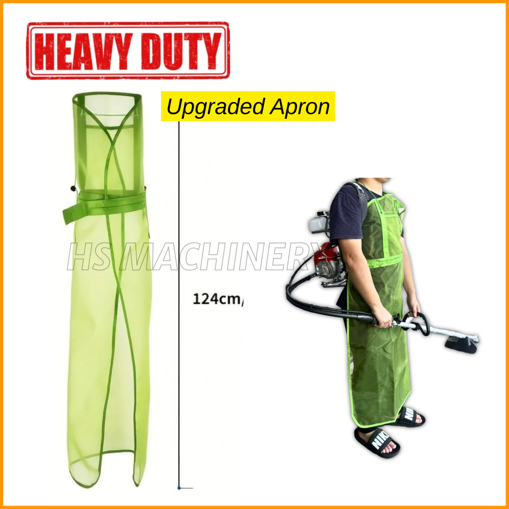 Heavy Duty Apron Grass Cutter Men Baju Apron Mesin Potong Rumput