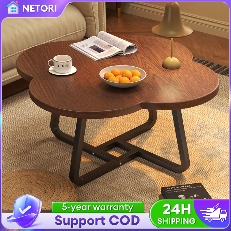Coffee Table Meja Kopi Sofa Side Table Wooden Table Living Room Table Small Round Table Tea Table Kecil Meja Tepi Katil