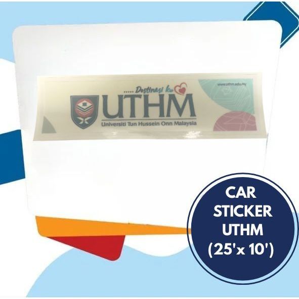 Car Sticker Design UTHM