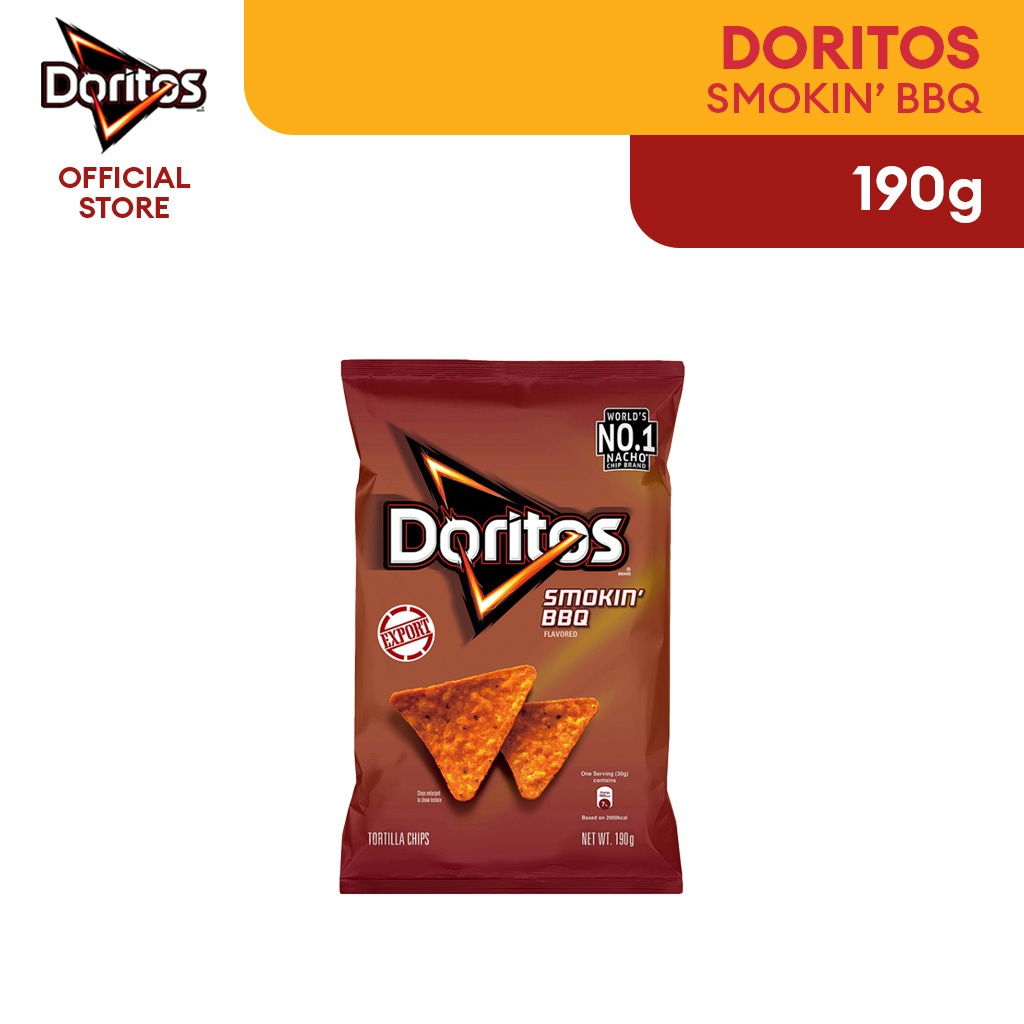 Doritos Tortilla Chips Smokin BBQ (190g) / Doritos Tortilla Perisa BBQ Berasap 190g