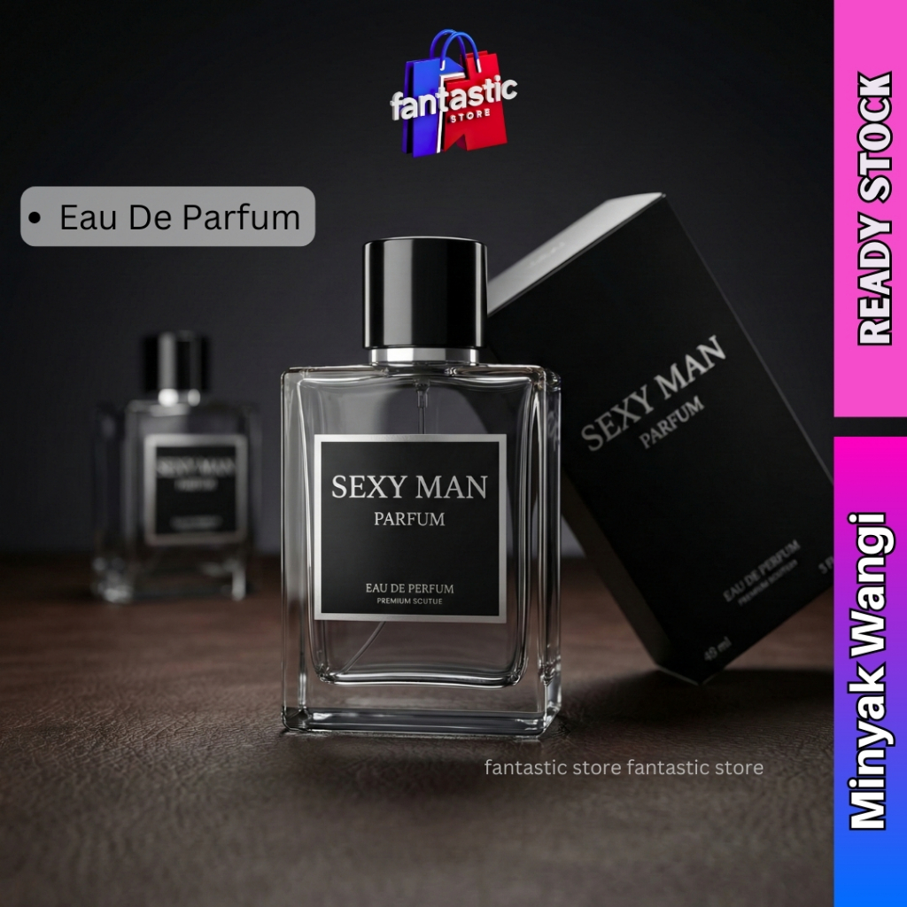 Perfume 55ml Minyak Wangi Lelaki for Him Long Lasting Tahan Lama minyak wangi bawa solat