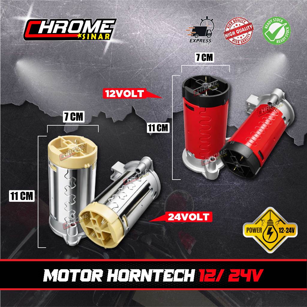 UNIVERSAL-MOTO HORN TECH LORI/KERETA 12V-24V