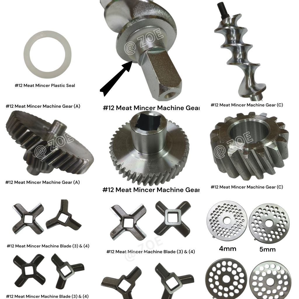 Orimas TBS-200/230 Meat Mincer Machine Space Part  Pisau & Spare Part Mesin Daging