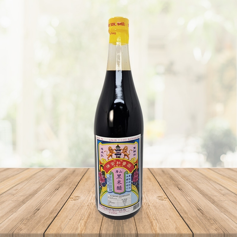 SWEE ON WOH Black Vinegar 600ml Penang Famous Brand 瑞安双狮唐山黑米醋 by PenangToGo