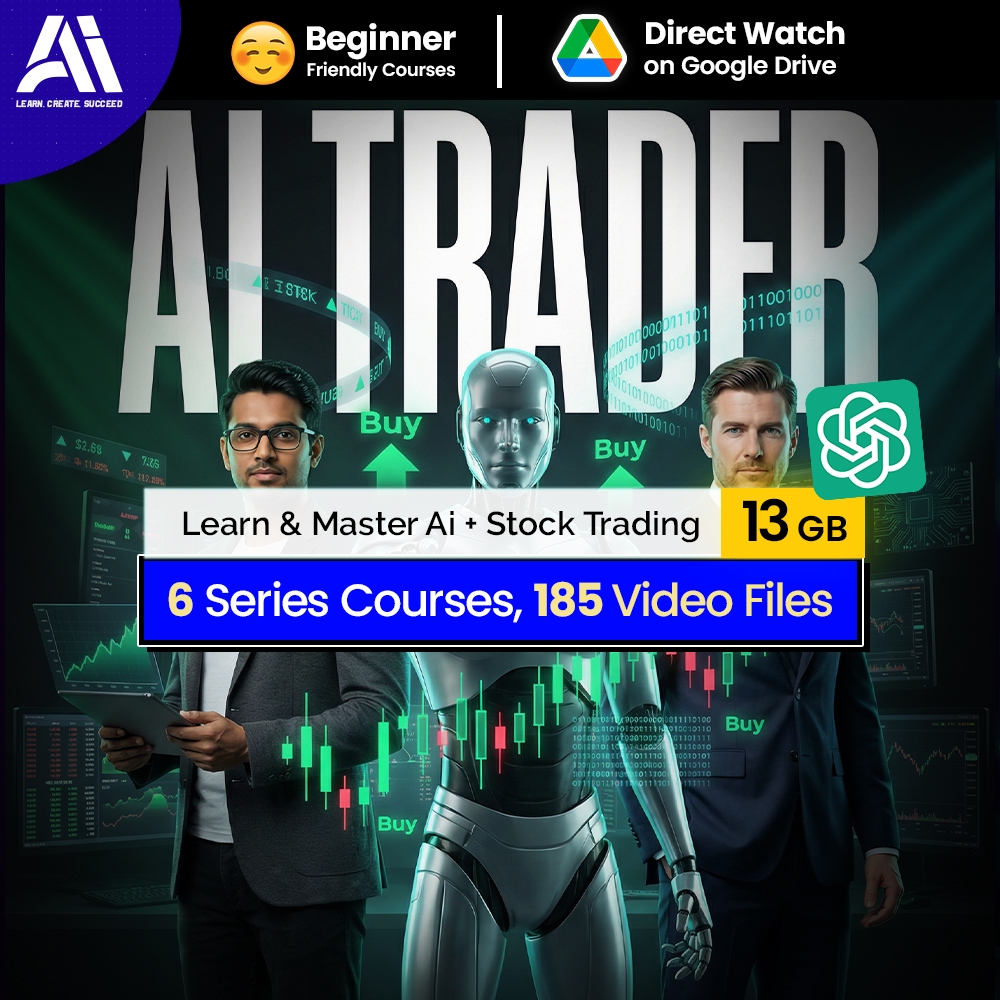 Ai Trading Video Course: 6 Set Video Courses ( 185 Video Lesson Files ) AI Trading | Chatgpt Trading | Ai Trading Market