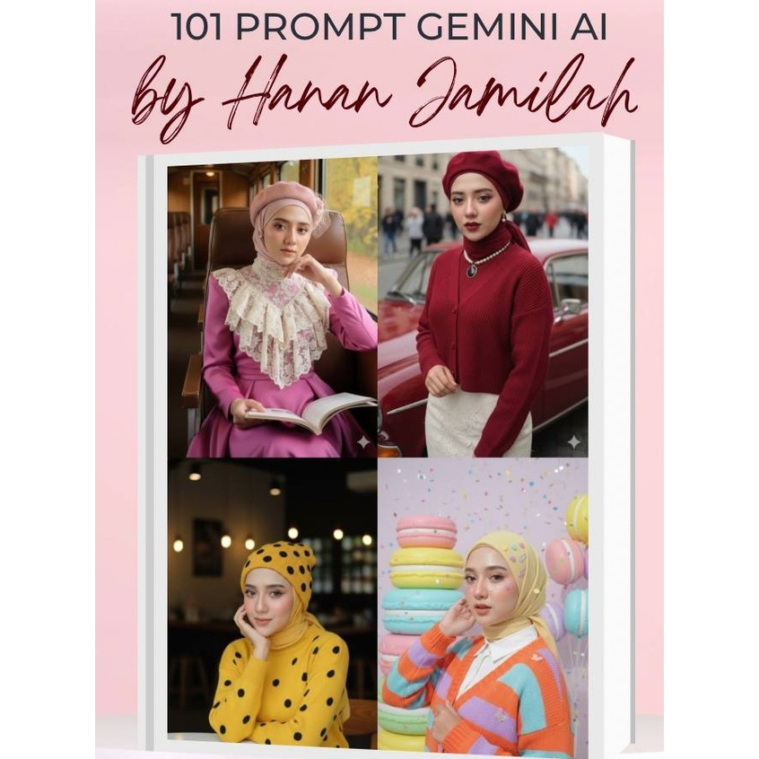 101 Prompt Cantik by Hanan Jamilah. Prompt Ready to use for gemini