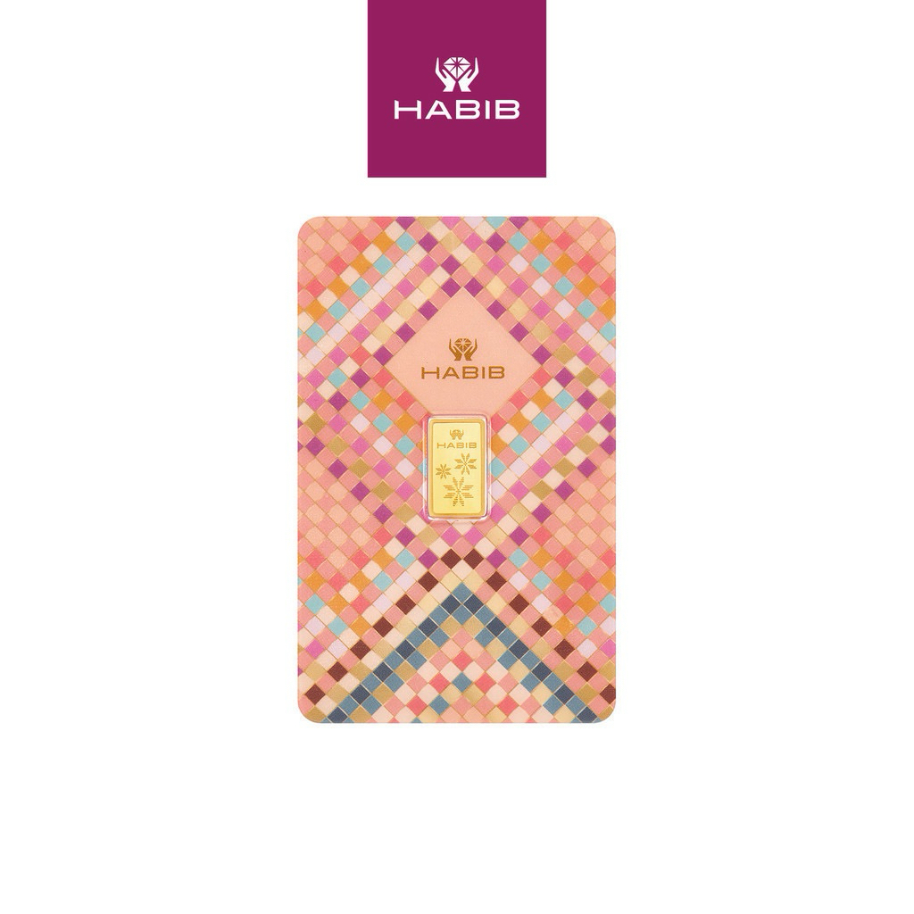 GOLD BAR 1G 999.99 HABIB