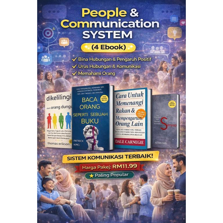 Rahsia Komunikasi & Pengaruh Dalam 1 Pakej!-4 Ebook ✅