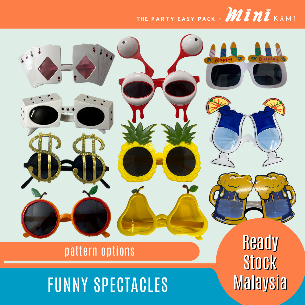 Party Funny LED Light Spec Selfie Party Props Birthday Flower Fruit Disco Hawaii Sun Glasses Minnie