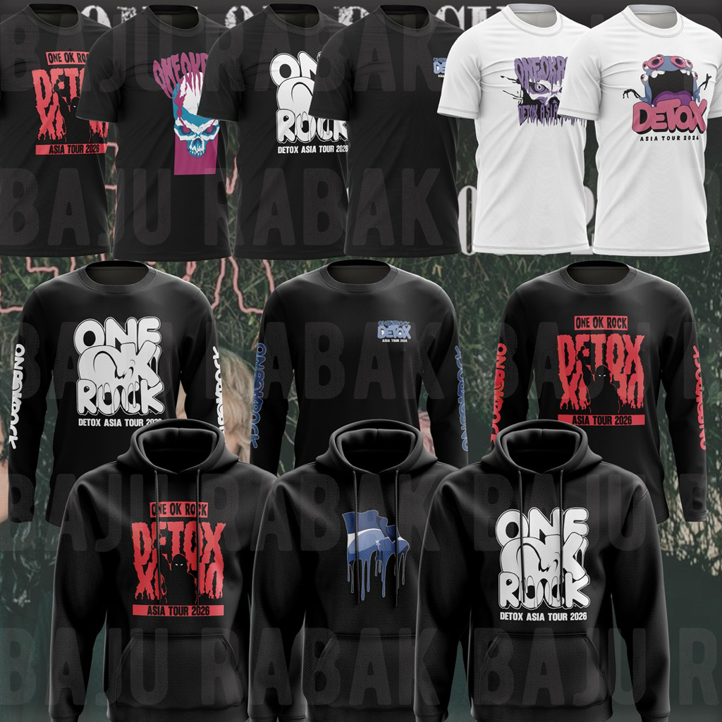 ONE OK ROCK DETOX ASIA TOUR ( PREMIUM COTTON 210gsm)