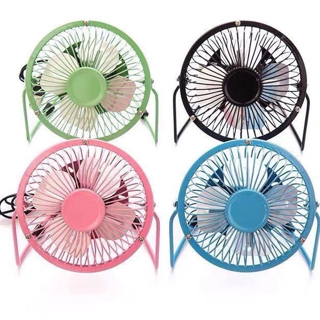NEW Portable Fan 8-inch 6-inch Kipas Mini USB Desktop Table USB Metal Fan Camping Fan Office Dormitory Classroom Asrama