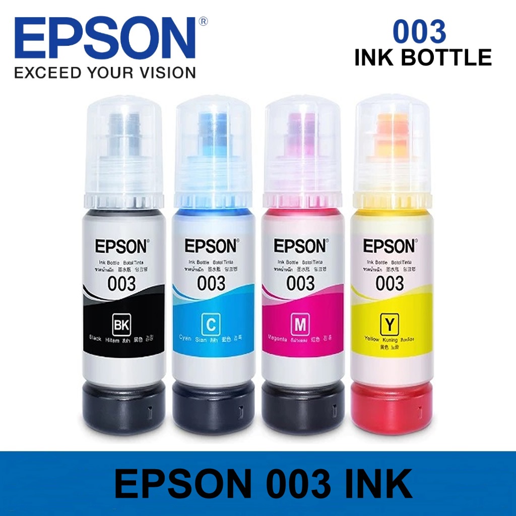 Epson 003 T003 65ML FOR PRINTER L1110 / L3100 / L3101 /L3110 / L3150 / L5190/L3210