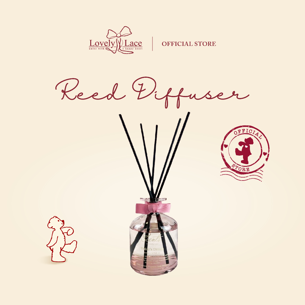 [Buy4RM265]Lovely Lace Reed Diffuser (200ml) Home Fragrance
