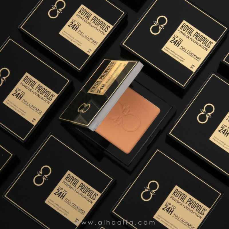 Alha Alfa Royal Propolis Foundation Compact | Original HQ | Ready Stok
