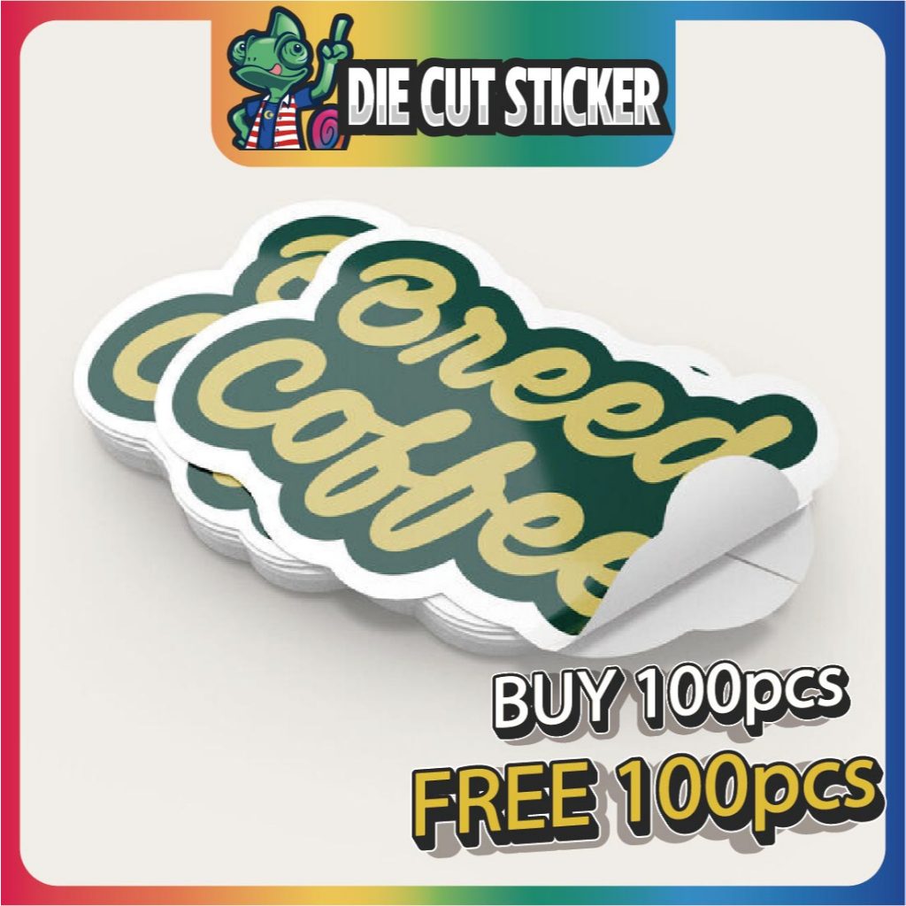 [ DIE CUT STICKER ] CUSTOM DESIGN & PRINT / HIGH QUALITY MATERIAL STICKERS / CUSTOM ANY SHAPE & SIZE