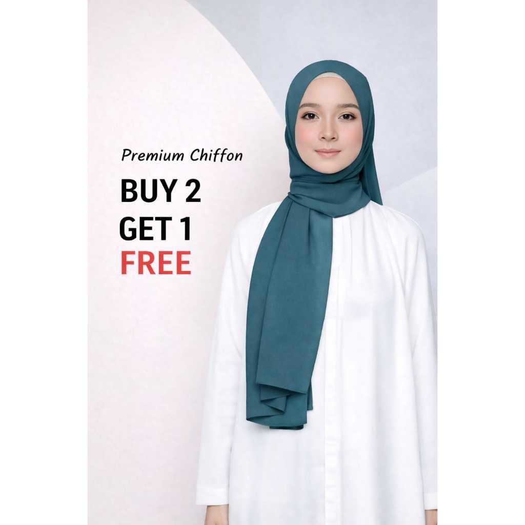 Shawl CHIFFON KEKNIS 1.8m / Shawl keknis / Shawl every day for Women | Raya 2026 | Raya Special