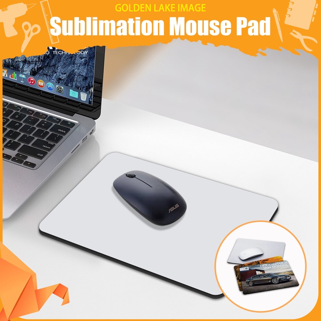 QUAFF Sublimation Mouse Pad Rubber 3mm 5mm 18x22cm Heat Transfer Gaming Office Mousepad COD