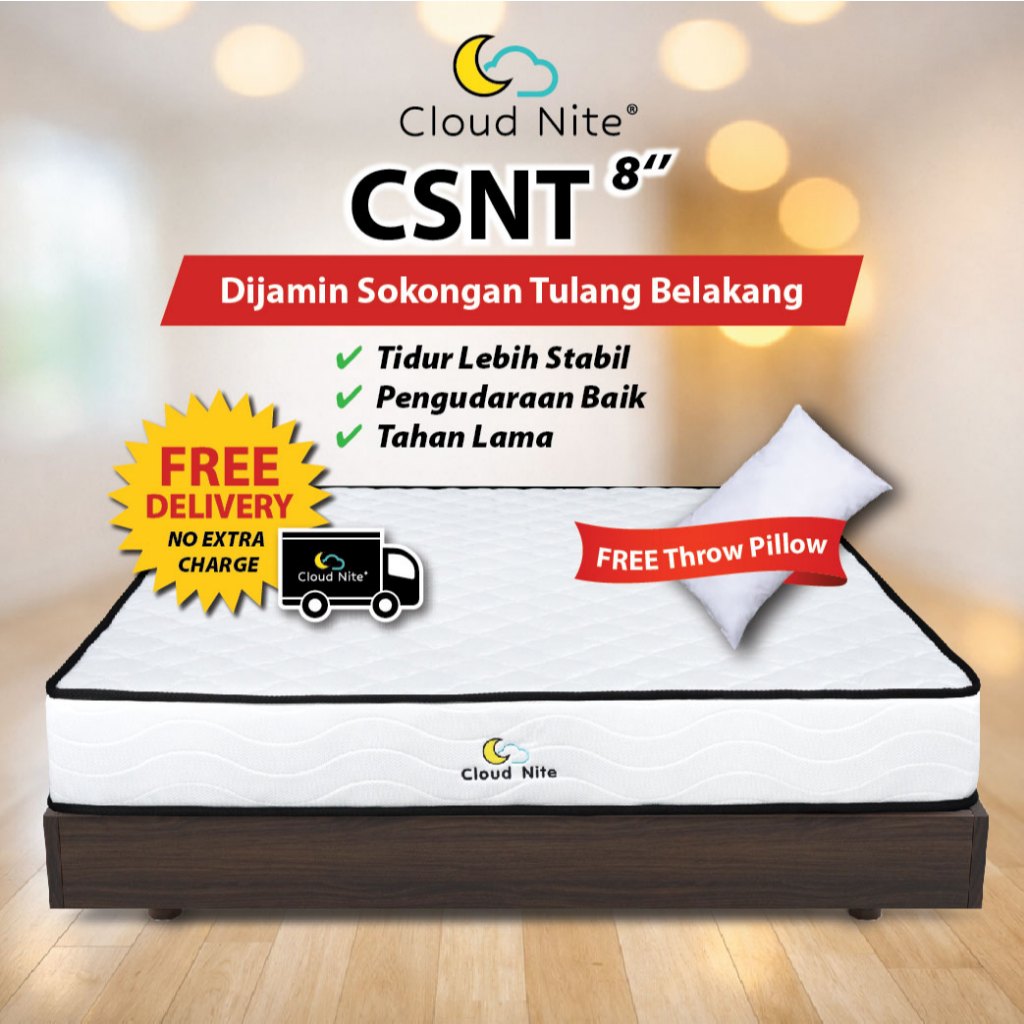 Cloud Nite - 8inch High Density Foam Mattress Direct Factory Free Delivery